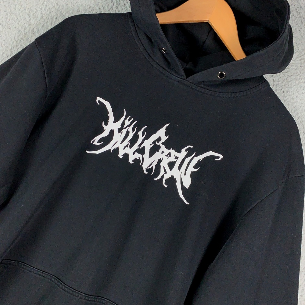 Kill Crew Psych Ward Hoodie Mens Large Black Porrada Series Graphic Gym Pullover